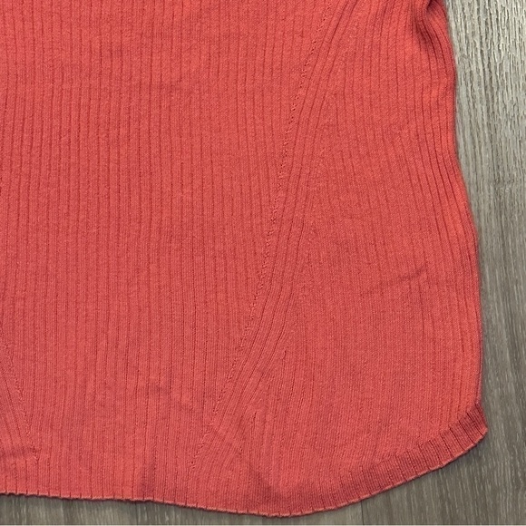 Bp LONG SLEEVE CREW NECK RIBBED KNIT PULLOVER SWEATER SZ M ORANGE - Picture 5 of 9